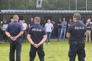 Policjanci podczas zawodów o PUCHAR KOMENDANTA
