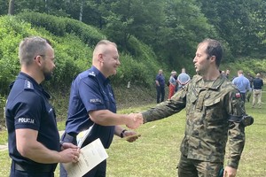 Policjanci podczas zawodów o PUCHAR KOMENDANTA