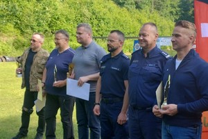 Policjanci podczas zawodów o PUCHAR KOMENDANTA