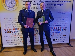 Na zdjęciu naczelnicy z rybnickiej drogówki.