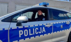 Na zdjęciu sierżant Adam Ochodek.