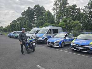 Policjant na motocyklu