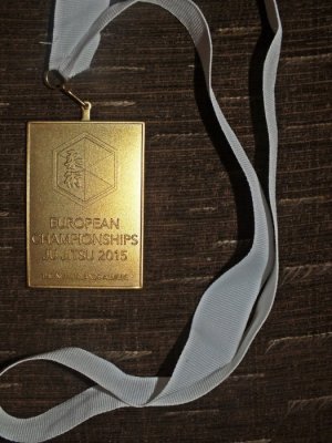 Złoty medal sierżant Agnieszki Bergier - Mistrzyni Europy w Ju-Jitsu