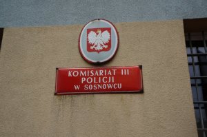 Tabliczka KP III w Sosnowcu
