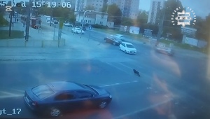 zdjęcie przedstawia obraz z nagrania z monitoringu