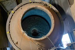 zdjęcie przedstawia piec do wypalania ołowiu