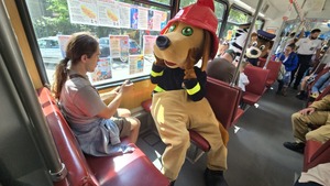wnętrze tramwaju