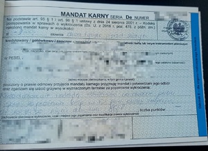 druk mandatu karnego