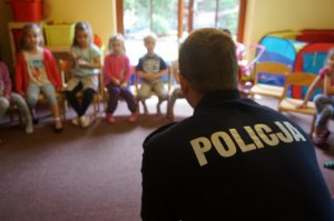 Policjanci z wizytą w przedszkolu