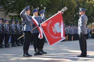 Nadanie sztandaru Komendzie Miejskiej Policji w Tychach