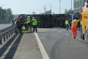 Utracił panowanie nad lawetą, miał 2,5 promila