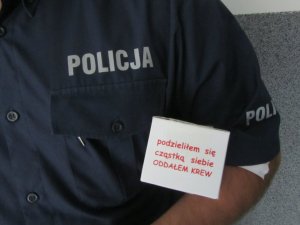 Policjanci, strażacy i strażnicy miejscy - oddają honorowo krew