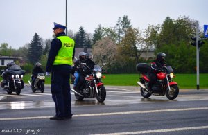 Parada motocyklistów w Tychach
