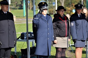 Na zdjęciu Komendant Miejski Policji w Tychach.