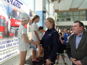 Zabrzańscy policjanci na Mitingu Pływackim