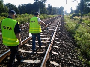 Śmiertelne potrącenie mężczyzny przez pociąg