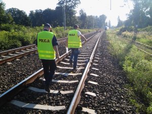 Śmiertelne potrącenie mężczyzny przez pociąg