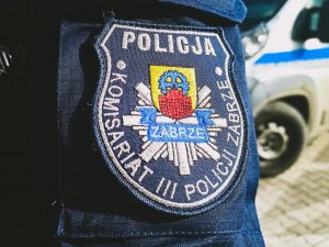 Naszywka Komisariatu III Policji w Zabrzu
