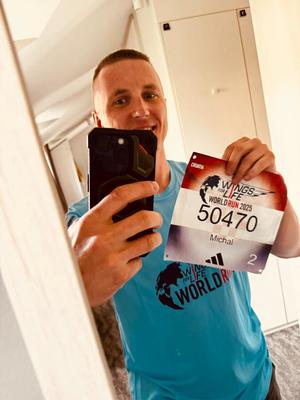 podkom. Michał Puchała podczas wyprawy na najwyższy szczyt Chorwacji