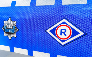 logo policji i ruchu drogowego
