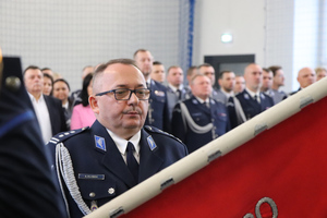 Na zdjęciu widoczny inspektor Artur Klimek.