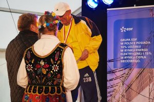 Zdj.Fundacja EDF - podinsp. Stanisław Żółtaniecki na podium