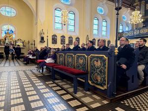 Na zdjęciach widać przebieg uroczystości poświęconej odsłonięciu pamiątkowej tablicy.Na zdjęciach widać przebieg uroczystości poświęconej odsłonięciu pamiątkowej tablicy.