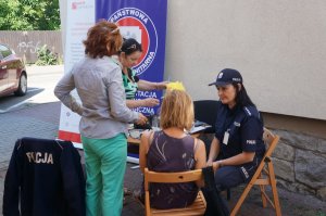 Policjanci na akcji