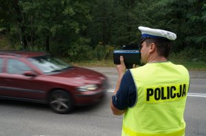 Policjanci w czasie działań