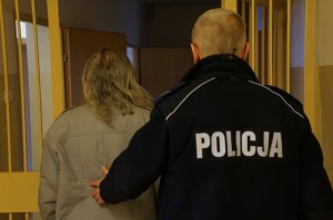 Policjant wraz z zatrzymanym