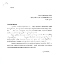 Podziękowania dla policjantów za przeprowadzone poszukiwania