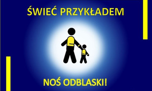 Afisz z akcji "Świeć przykładem"