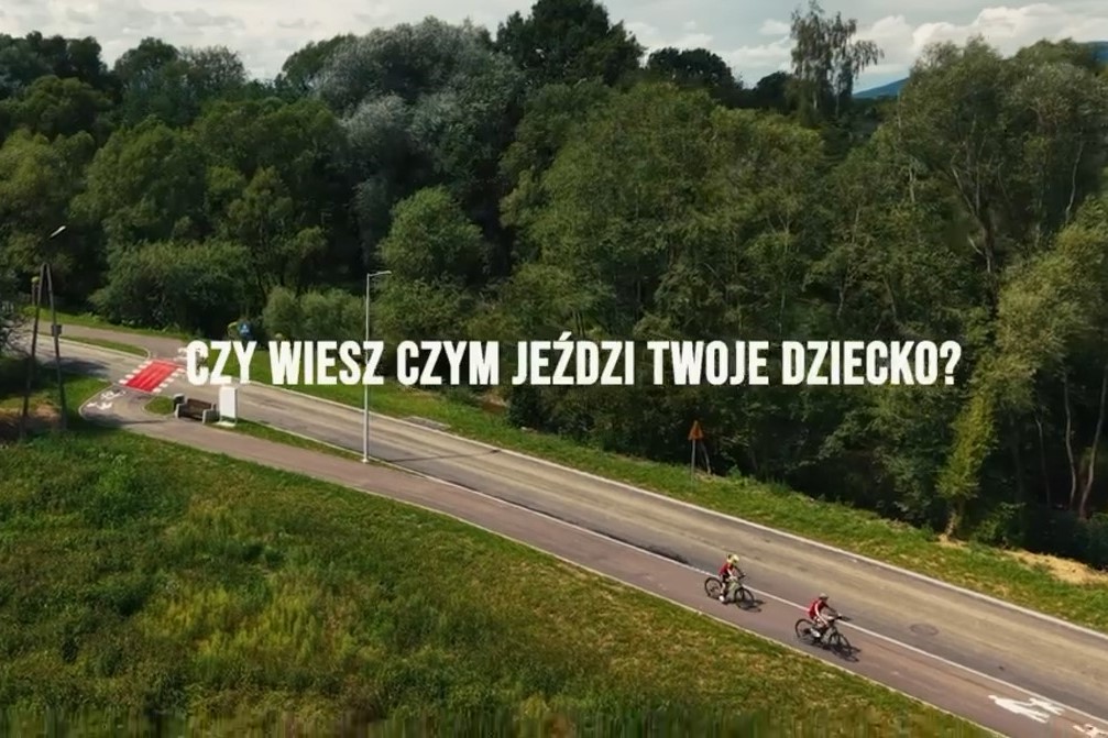 Czy wiesz, czym jeździ Twoje dziecko? Spot profilaktyczny