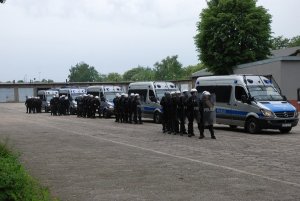 Pokaz dla policjantów z Niemiec.