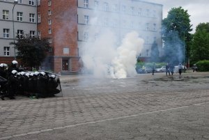 Pokaz dla policjantów z Niemiec.