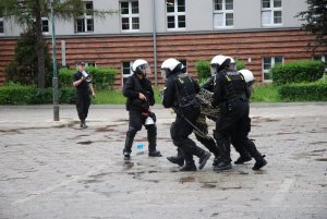 Pokaz dla policjantów z Niemiec.